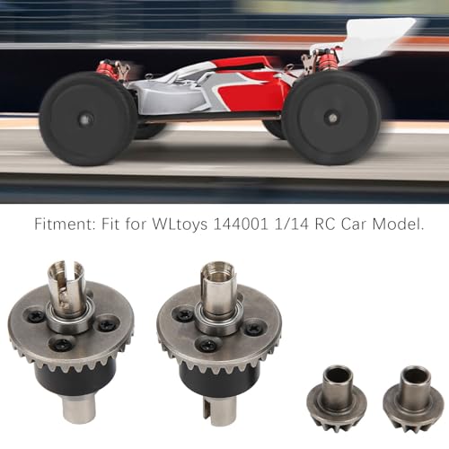 144001 14 RC Car Metal Differential Gear Drive Gear Wheel Set Upgrade Kit