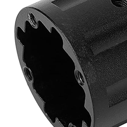 RC Car Differential Case Aluminum Alloy Differential Housing Replacement Kit for 8 Remote Control Vehicles Enhanced Durability Reduced Design Easy Installation (Black) - color: Black