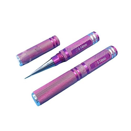Adjustable 0-14mm Steel Reamer for RC Car Body Boat Propeller Plastic Panel DIY Hole Enlargement Tool(Red) - color: Red