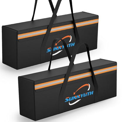 2-Pack Fireproof Ebike Battery Bag,Explosion Proof LiPo Charging & Storage Bag with Reflective Strip, Waterproof Battery Safe Case for Electric Bike/Scooter/Valuables, 19.29x4.33x7.09 - size: 19.3×4.3×7.1 in(2Pcs)