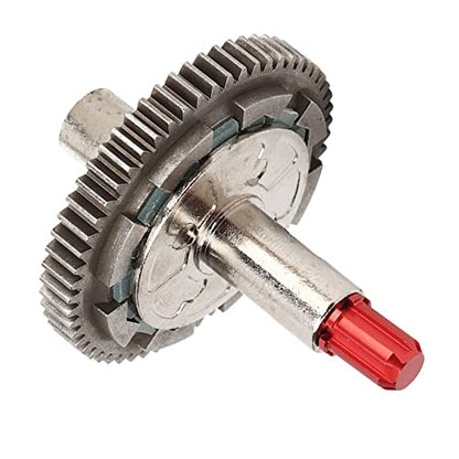 57T RC Clutch Spur Gear Aluminum Steel Slipper Assembly Arrma 1/10 Granit Senton Vorteks Big Rock 1/8 Typhon Upgrade Part (Red) - color: Red