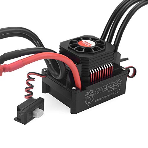 GoolRC 150A Brushless ESC Waterproof Electric Speed Controller for 1/8 RC Truck Off-Road Car