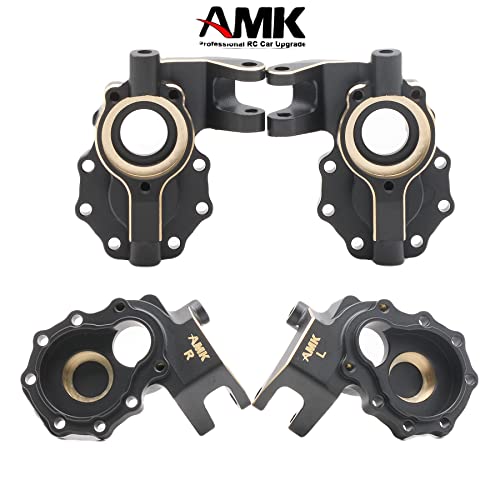 TRX4 Brass Brass Caster Blocks Steering Knuckle Rear Axle Mount Housings Inner Brass Counter Weight for 1/10 RC Crawler TRX6 TRX4 Upgrade Parts (B 6-in-1)