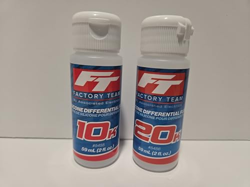 2 Pack Team ASSOCIATED 10K 20K Silicone DIFF Fluid Oil ARRMA LOSI 10000 20000 RC CAR Truck