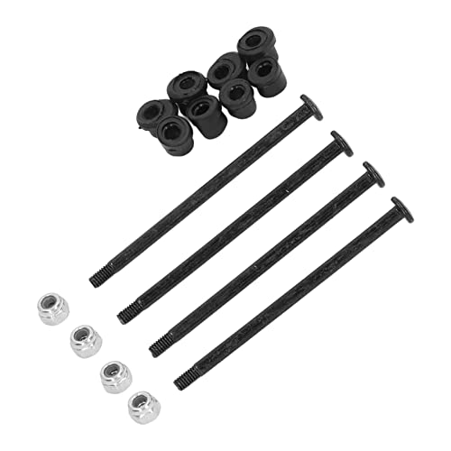 RC Screw Kit, High Precision Steel Components for RC Crawler Upgrades, Steel RC Crawler Parts, Durable Screws, Nuts, Shaft Sleeves for 144010 144002 124016 124017 Cars Repair and Performance