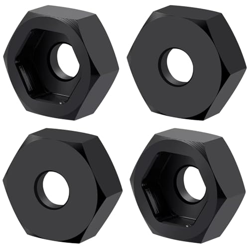 Rc Accessories for Mini-B 2WD 1/16 for Buggy 4Pcs 8mm to 12mm Aluminum Alloy Hex Wheel Hub Adapters Conversion RC Model Truck Upgrade Parts