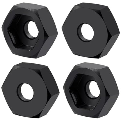 Rc Accessories for Mini-B 2WD 1/16 for Buggy 4Pcs 8mm to 12mm Aluminum Alloy Hex Wheel Hub Adapters Conversion RC Model Truck Upgrade Parts