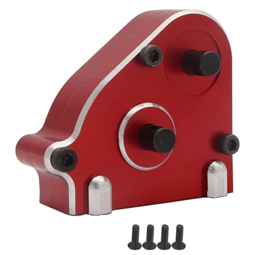 RC Cars Crawler Parts Compatible with MN86 MN86S MN86K MN86KS for MN G500 Metal Transmission Gearbox Transfer Case 1/12 RC Crawler Car Upgrade Parts(Red) - color: Red
