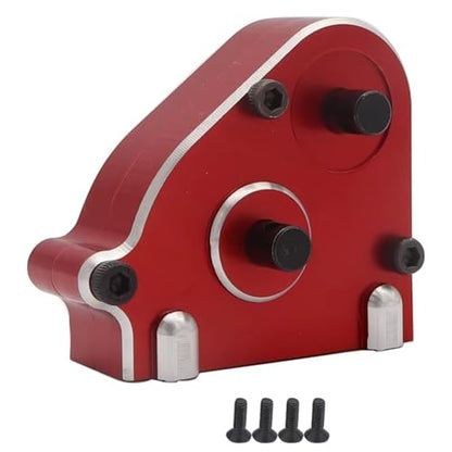 RC Cars Crawler Parts Compatible with MN86 MN86S MN86K MN86KS for MN G500 Metal Transmission Gearbox Transfer Case 1/12 RC Crawler Car Upgrade Parts(Red) - color: Red