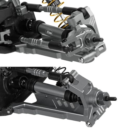 RC Upgrades Part for Stampede Slash Rustler JatO 4X4 VXL/BL-2s,RC #45 Steel CVD Drive Shafts,Harden Front Rear Driveshaft Axles Hops up(4PCS),Replace #9051#9052 Titanium - color: Titanium(4pcs)