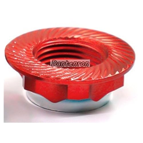4PCS RC 17MM Hex Wheel Nut Dustproof Anti-Skid Mount Cap CNC Aluminum Compatible with 1/8 Buggy Off Road Monster Truck Car Traxxas X-Maxx Summit E-Revo HPI HSP Losi Kyosho Tamiya (Red) - color: Red