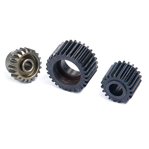 QUE-T Heavy Duty Steel Transmission Straight Gear Set for 1/10 Axial SCX10