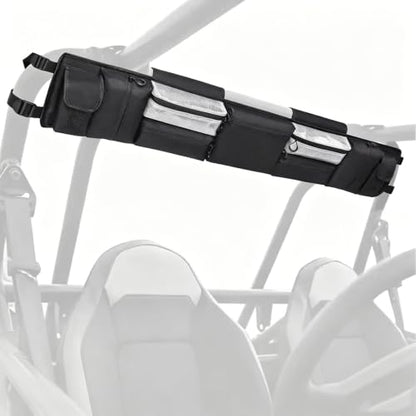 UTV Storage Organizer for Can-Am Maverick X3 X RC Turbo RR | Upgraded 600D Fabric Resists Tearing During Off-Road Trips Offering High Capacity Multi-Pocket Storage