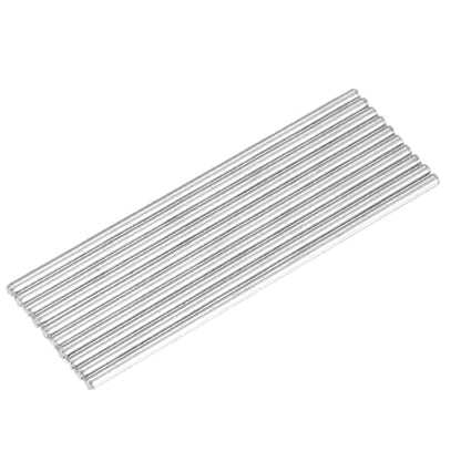 MECCANIXITY 10pcs 2mmx60mm Toys Shaft Round Rod Axles Drive Shaft for DIY RC Car Truck Boat Helicopter Model Part, Silver - size: 2mmx60mm
