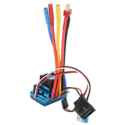 Dilwe RC Brushless ESC RC Car Parts, 120A ESC 5.3V/ 5A Bec Output Electric Speed Controller for 1/10 1/12 RC Car Boat Accessory RC Accessories