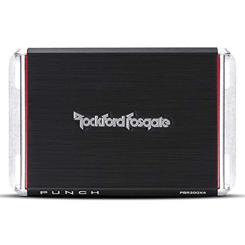 Rockford Fosgate PBR300X4 Punch BRT 300-Watt Ultra Compact 4-Channel Amplifier - style: 4 Channel