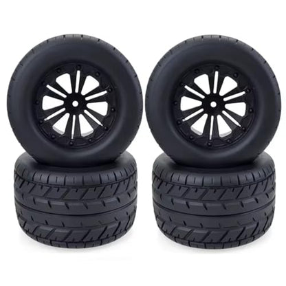 Compatible with HPI for HSP for Savage for Flux 10030 1/10 RC for Buggy Monster Truck Car Parts 4pcs 115MM Tires Wheels 12mm Hub Hex RC Assortment