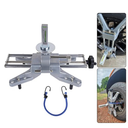 BARTOO Wheel Clamp & Magnetic Adapter for 11-25" Rims Wheel Alignment Tool | Magnetic Mount, For Camber Caster, DIY Tire Repair Tool Kit, Fits 11-25" Rims