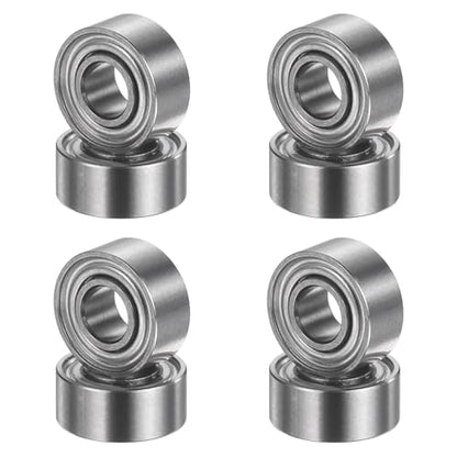 uxcell 8Pcs 682XZZ 2.5mmx6mmx2.6mm Deep Groove Ball Bearings, Double Metal Shielded Bearing Steel ABEC5 High Performance for Industrial Machinery Precision Transmission, Silver - size: 682XZZ 2.5mmx6mmx2.6mm