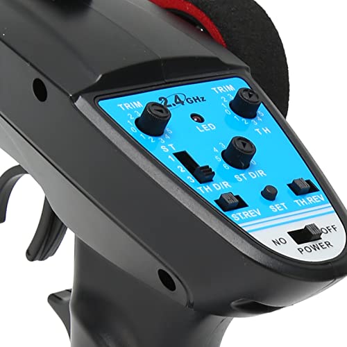 ZJchao 3 Channel RC Transmitter with Speed Adjustment & Receiver Kit 2.4GHz for Car Boat Remote Control System