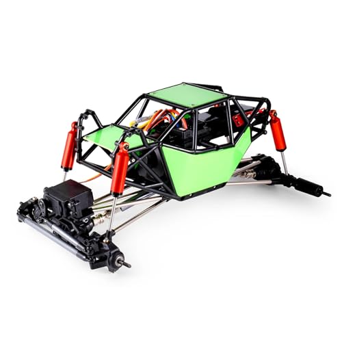 Hobby Remote Control 1/10 Rock Crawler 2.4G 4 * 4 RTR Electric Radio Off-Road Truck Hobby Grade Model for Ages 14+(Green) - color: Green