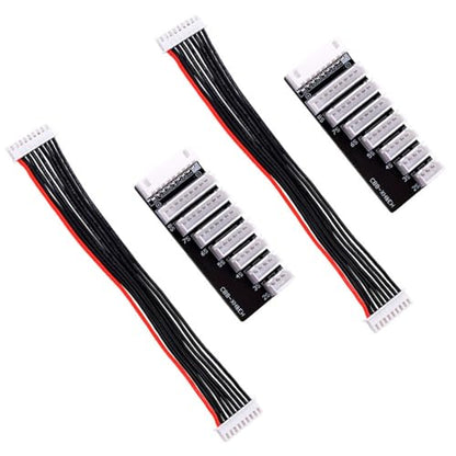 2-8S Lipo Balance Charging Board XH Connector for iCharger 308 406 408 Duo | Supports 2S-8S Lipo/LiHv, XH connector plug, works with Icharger 308/406/408 Duo ISDT Charger, 22AWG silicon wire,lightweight