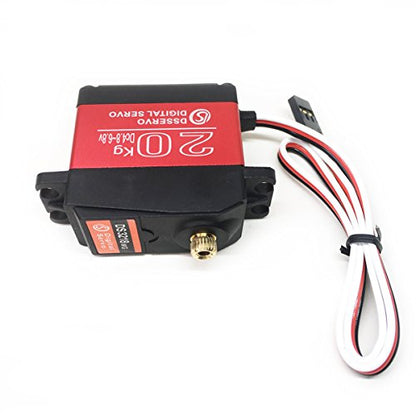 20KG Digital Servo High Torque Full Metal Gear Waterproof for RC Model DIY, DS3218MG,Control Angle 270° - size: 20kg-270°（digital）