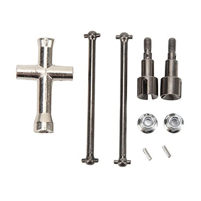 RC Car Rear Drive Shaft Replacement, Steel Rear Axle Shaft for SCY 16101 16102 16103 16201 1/16 RC Cars, High - Precision Dogbone with Smooth Power Transmission