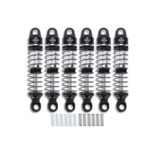 HobbyPlus Arktos Shocks For HobbyPlus CR18P Arktos 6x6 Upgrades | 59MM Long Travel Shock Absorber With Soft Hard Spring 1/18 RC Crawler