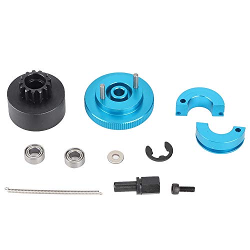 13t Flywheel Speed Clutch Variator Set, 1 Set Rc Engine Upgrade Parts, Bell Springs Fit For 1/10 Rc Nitro Engine (Blue) - color: Blue