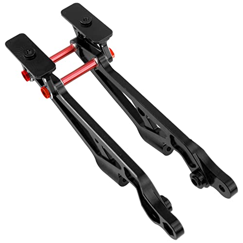 ShareGoo Aluminum Alloy Rear Wing Mount Upgrade Parts Compatible with Arrma 1/8 Kraton Notorious Outcast Talion Typhon 6S BLX RC Car,Replace of AR320347 (Red) - color: Red