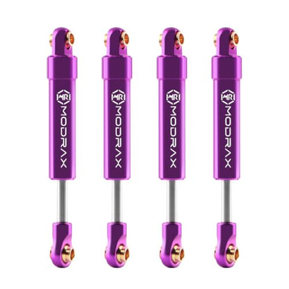 52mm Ultra-Thin Shock Adjustable Inner Spring for TRX4M, Purple | CNC Aluminum Dampers, Multi Mode Adjustment, Low Friction Damping Shaft - color: Purple