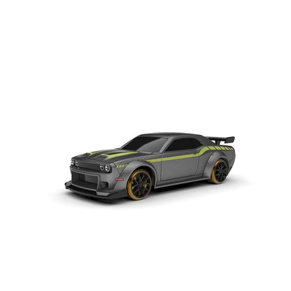 Turbo Racing 1:76 Scale Drift RC Car, Mini Table Racing Model Car with 2.4G Remote Control & Gyro Full Proportional RTR for Adults Hobby Toys Gifts (C65) - style: C65