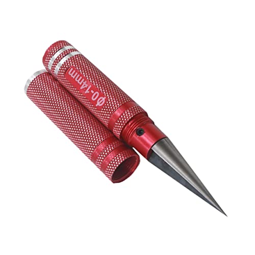 1pc Reamer Tool for Rc Aircraft Model Rosy Metal Steel Hole Opener for Car Shell Expansion and DIY Projects Lightweight Design Safety Features - color: Rosy