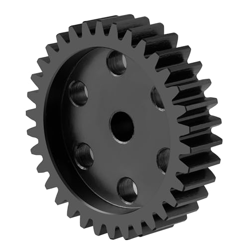 Steel M1 Pinion Gear 34T 5mm Shaft Motor Gears for 1/8 1/10 RC Brush | Brushless Motor Electric Car/Truck Part - size: 34T