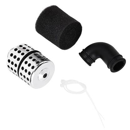 RC Air Filter Aluminum Alloy High Performance Durable Easy Install Air Filter for 1/8 Nitro Power Engine Black 56.2mm 37.5mm 16.5mm 13.5mm 12mm 10mm