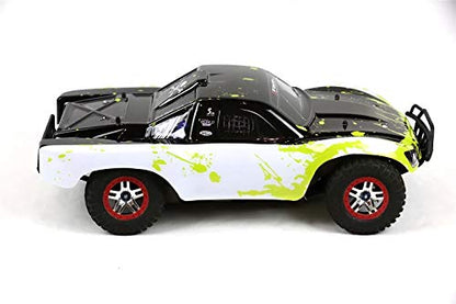 SummitLink Compatible Custom Body Muddy Green Over White/Black Replacement for 1/10 Scale RC Car or Truck (Truck not Included) SS-WBG-02
