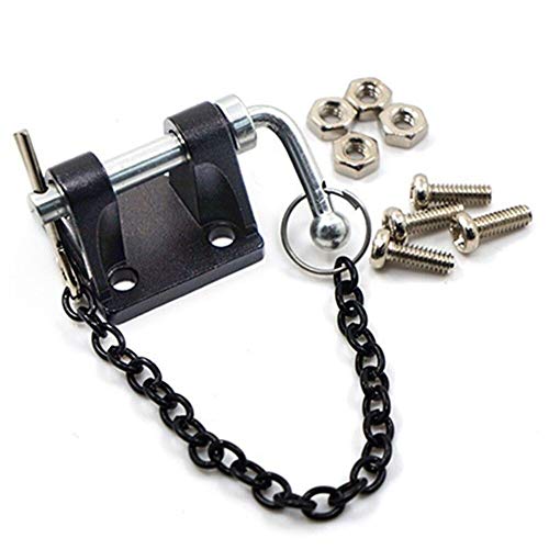 Replacement Part For 1/10 Simulation Accessories Car Hitch Spare Tow Shackles Parts Model Trailer Hook Set Metal Rope Chain Climbing RC Crawler