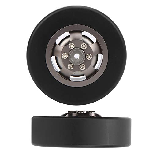 54mm Wheel Rim Tire Drift High Wear Resistance Excellent Durability RC Car Model WPL D12 1/10 RC Tires (Titanium T)