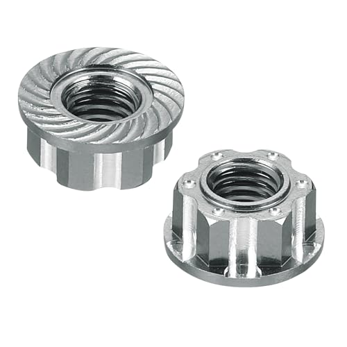 MECCANIXITY Hexagonal Nuts Aluminum M4 RC Wheel Carving Hex Nuts Dustproof Anti-Skid Mount Cap for 1/10 RC Model Car Trucks Off Road Car Upgraded Parts Pack of 2(Gray) - color: Gray