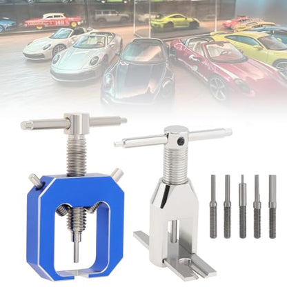 RC Motor Gear Puller Universal Motor Pinion Gear Puller Remover for Vehicle Model/Small Motor with Blue Gear Puller, Motor Pinion Gear Professional Remover(2pcs)