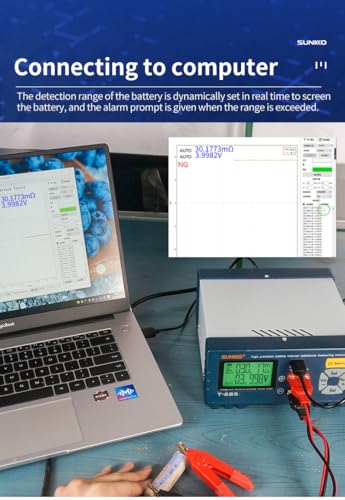 High Precision Lithium Battery Internal Resistance Tester, Intelligent Battery Pack Analyzer, IR 1uΩ-200Ω, Voltage 1mV-±100VDC, AC/DC Resistance Measurement, T-685