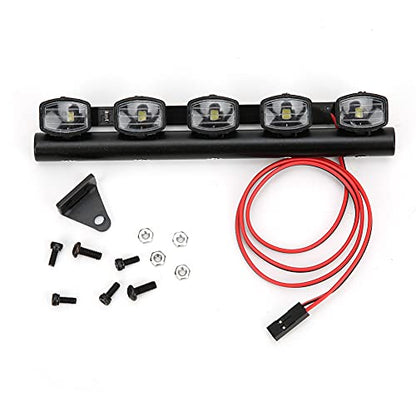 5pcs RC Car Roof Lights LED Light Bar Kit Compatible with SCX10 TRX4 Crawler, Miniature Vehicle Decoration, Low Power Consumption, High Realism Model Accessory for /10/8 Scale - size: 5 lights