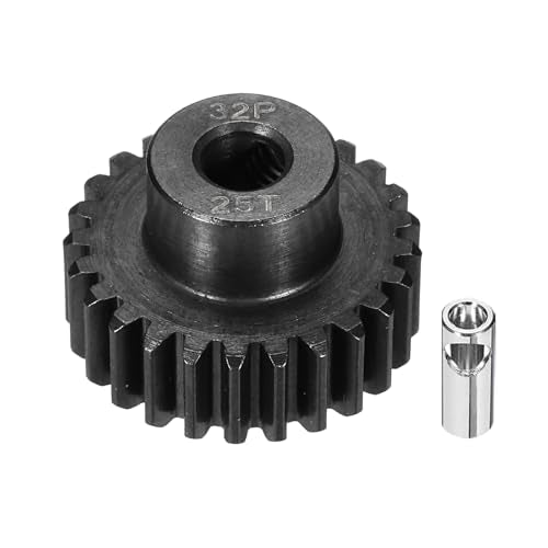 32P Steel Pinion Gear Set 30T for 5mm Shaft Hardened Steel Pinion Gear with Shaft Coupler Connector for RC Motor - style: 30T