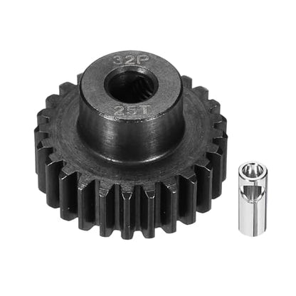32P Steel Pinion Gear Set 30T for 5mm Shaft Hardened Steel Pinion Gear with Shaft Coupler Connector for RC Motor - style: 30T
