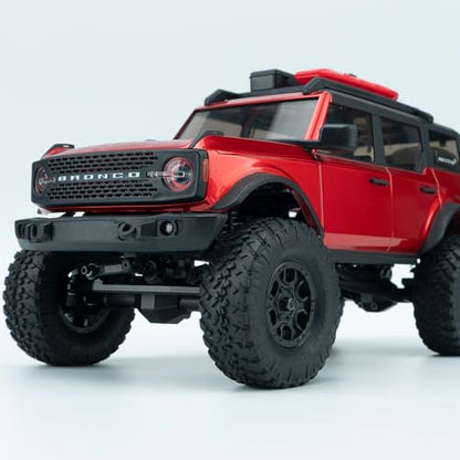 MOHERO +4mm SCX24 Extended Front Axles for Axial SCX24 Deadbolt Bronco JLU C10 Gladiator Base Camp Power Wagon 1/24 RC Crawler Car Upgrade Parts - color: Extended - Front Axle