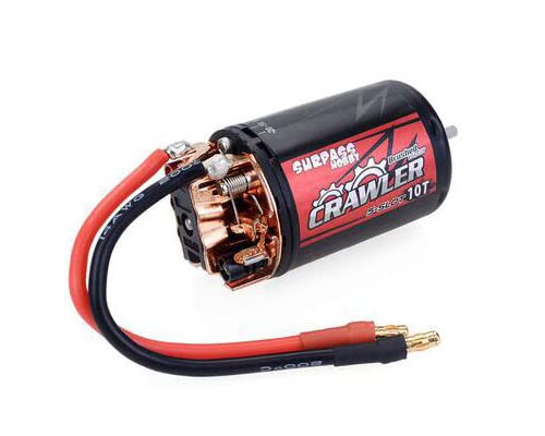 Integy Surpass Hobby Crawler 550 Size 10T 5-Slot Stator Brush Motor for 1/10 RC