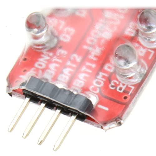 KTELI 3X Loud Hailer Lipo Battery Voltage Alarm Display Checker 2-3S LED Display for RC Helicopter Quadcopter Car Battery, 750016897