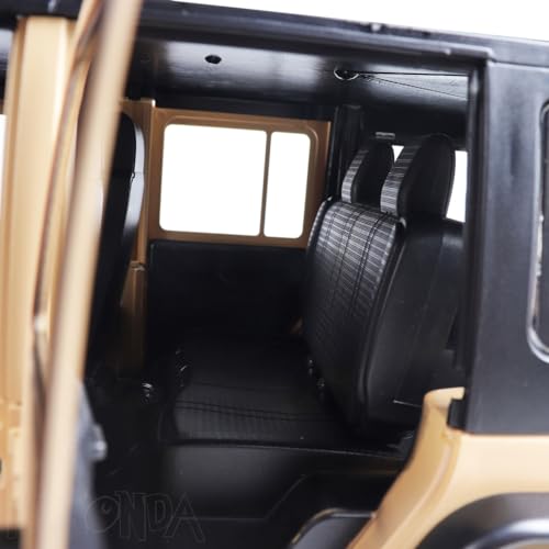 1/10 RC Jeep Car Hard Body Shell Kit, Open Shell Kit 313mm Wheelbase for RC Crawler Car Axial SCX10 90046 90047 RGT EX86100 (Red) - color: Red