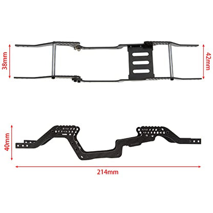 MEUS RACING TRX4M LCG Chassis Carbon Fiber Frame for TRX4M Defender/Bronco 1/18 RC Crawler Car Upgrades Parts